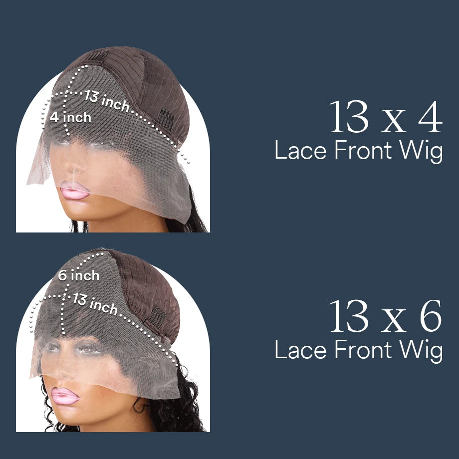 Orange Ginger Lace Front Wig Curly Human Hair Wigs 30 32 Inch Deep Wave Frontal Wig 13x4 13x6 HD Lace Front Human Hair Wig