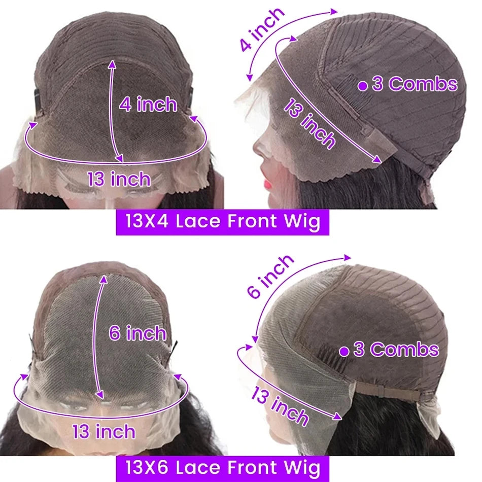 5X5 Closure Bob Short Wig Human Hair Bone Straight Preplucked 13X4 13X6 HD Transparent Frontal Lace Wigs For Women 250%