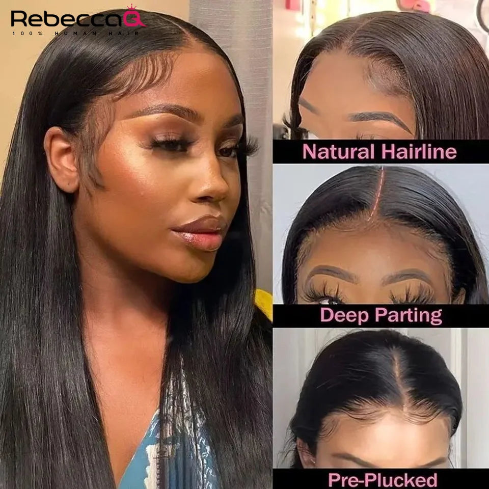 Straight Lace Front Wig 13x4 Lace Front Human Hair Wigs For Women Human Hair 13x4 Bone Straight Human Hair Hd Lace Frontal Wig