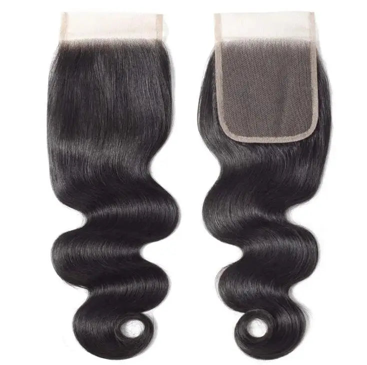 13x4 HD Transparent Lace Frontal 100% Human Hair Pre plucked Bleached Knots Natural Hair Line With Baby Hair 4x4 Lace Closure