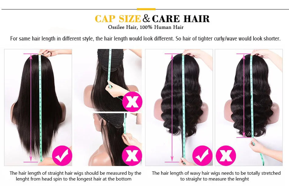 360 Lace Front Wig Human Hair Deep Wave Invisi Strap Snug Fit 360 Transparent HD Lace Frontal Wigs Pre Cut Lace Wig Ossilee