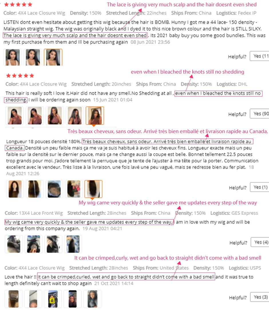 360 Transparent Lace Frontal Wigs Pre Plucked Brazilian Remy Straight 13X4 Lace Front Human Hair Wigs For Black Women Bling Hair
