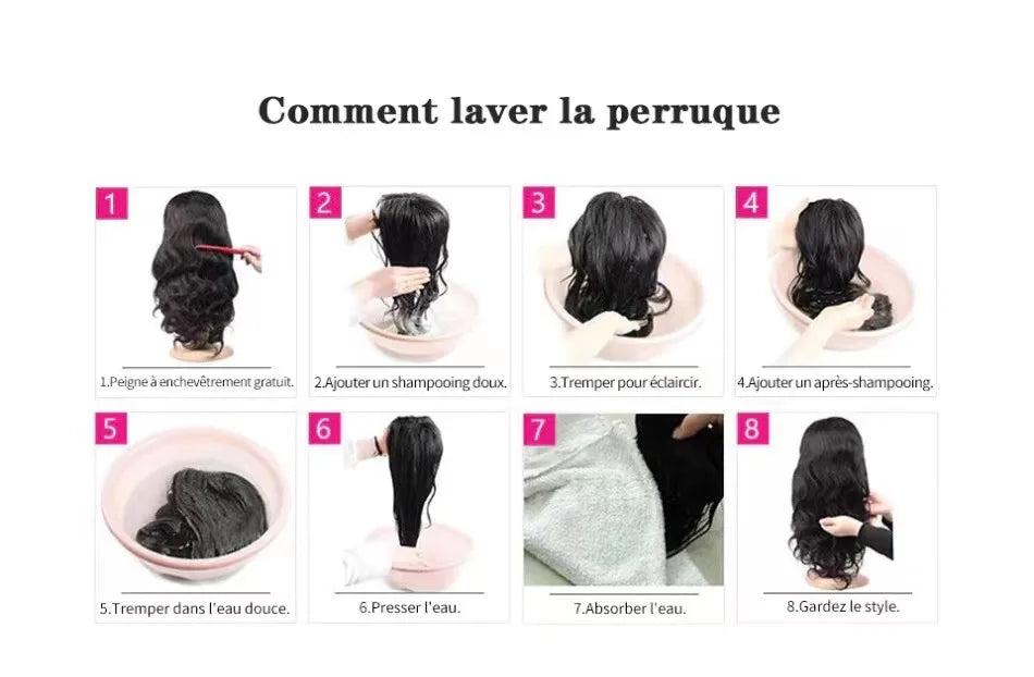 38 inch Deep Wave Wig Human Hair Lace Frontal Wigs 13x4 Transparent Lace Wigs Pre Plucked Wig For Women 6x4 5x5 Lace Closure Wig