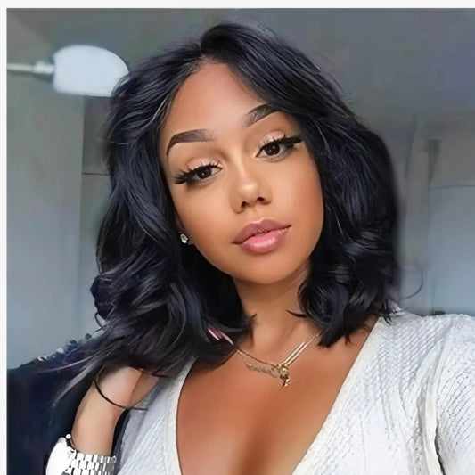 4x4 Lace Closure Short Boby Wave Human Hair Wigs For Women 8-16 Inch Body Wave Bob Remy Brazilain Hair Wigs 4x4 Natural Wigs